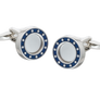 Industrial Core' Blue Cufflinks