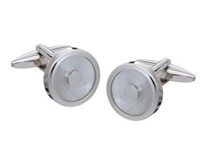 Hexy Middle Mother of Pearl Cufflinks