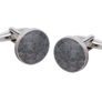 Shades of Grey Paisley Cufflinks