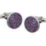 Shades Of Purple Paisley Cufflinks