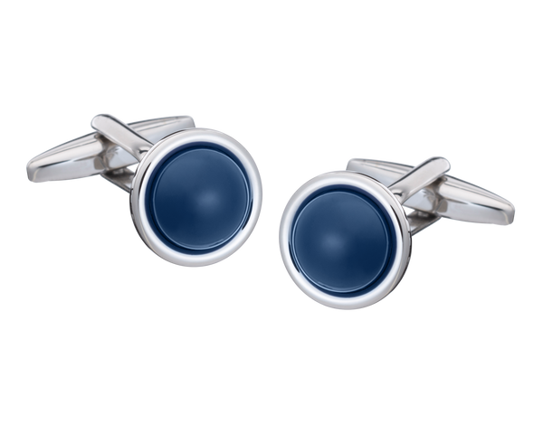 Spot It Navy Blue Cufflinks