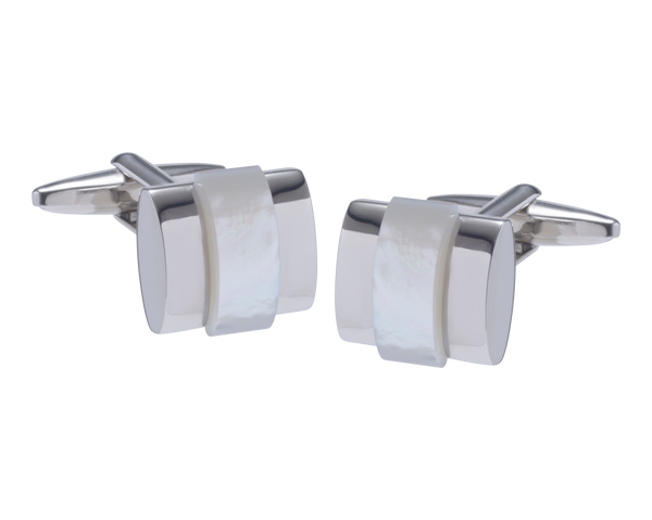 Band of Stone MOP Cufflinks