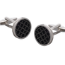 Circle O' Metal Black Cufflinks