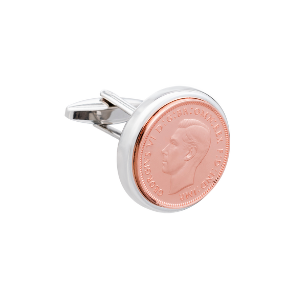 Farthing Heirloom Coin Cufflinks