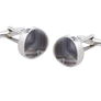 Solar Textures Grey Cufflinks
