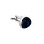 Solar Textures Blue Cufflinks