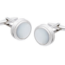 Barrelled Edge Mother of Pearl Cufflinks
