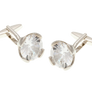 Headlight Crystal Clear Crystal Cufflinks
