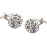 Exotic Encased White Cufflinks