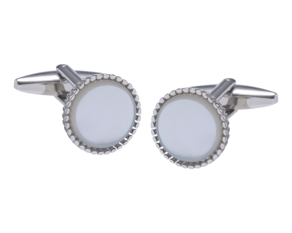 SCULPTURE ONYX CUFFLINKS