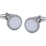 SCULPTURE ONYX CUFFLINKS