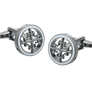 Vintage Cross Gunmetal Cufflinks