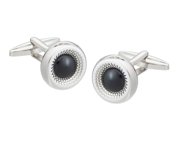 Centre Of Attention Onyx Cufflinks