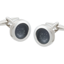 World At Dusk' Black Cufflinks