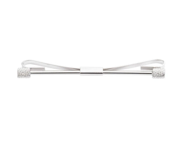 Two Textured Tubes Collar Bar by Elizabeth Parker