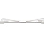 Two Textured Tubes Collar Bar by Elizabeth Parker