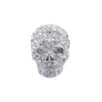 Mad & Bad Clear Crystal Skull Cufflinks
