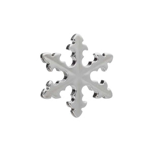 Simply Metal Snowflake Lapel Pin by Elizabeth Parker