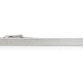 Polished Metal 55mm Tie Clip with a Textured Centre by Elizabeth Parker