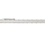 Contoured tie clip in plain metal by Elizabeth Parker