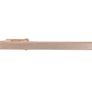 Rose Gold Brushed Metal Tie Slide With Smooth Rounded Ends by Elizabeth Parker
