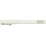 Polished Tie Clip With Ice White Insert 55mm by Elizabeth Parker