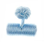 Sky Blue Barrel Cuffknots Knot Cufflinks - by Elizabeth Parker England