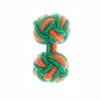 Green & Orange Cuffknots Knot Cufflinks - by Elizabeth Parker England