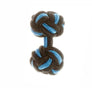 Black & Electric Blue Cuffknots Knot Cufflinks - by Elizabeth Parker England
