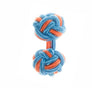 Electric Blue & Orange Cuffknots Knot Cufflinks - by Elizabeth Parker England