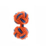 Orange & Royal Blue Cuffknots Knot Cufflinks - by Elizabeth Parker England
