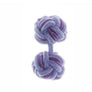 Lilac & Purple Cuffknots Knot Cufflinks - by Elizabeth Parker England