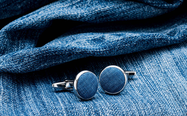 The Rebel Tuxedo Denim Cufflinks