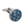 Shades of Blue Paisley Cufflinks