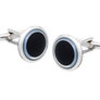Goggle Eye Onyx & Mother of Pearl Cufflinks