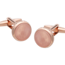 Signature Collection No5 Rose Quartz & Rose Gold Lapel Pin