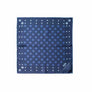 Elizabeth Parker Blue and Navy Diamonds For Ever Silk Pocket Square