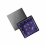 Sky Blue Revolving Knot Silk Pocket Square by Elizabeth Parker in gift box