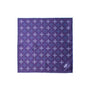 Sky Blue Revolving Knot Silk Pocket Square by Elizabeth Parker