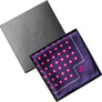 Pink Daisy Do Silk Pocket Square by Elizabeth Parker