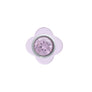 Cutesy Pink Flower Lapel Pin by Elizabeth Parker