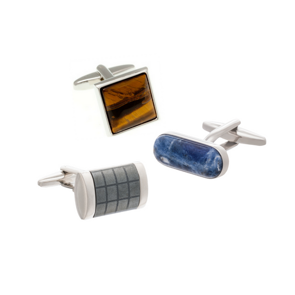 Semi Precious Stone Cufflinks