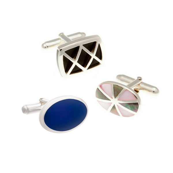.925 Solid Silver Cufflinks