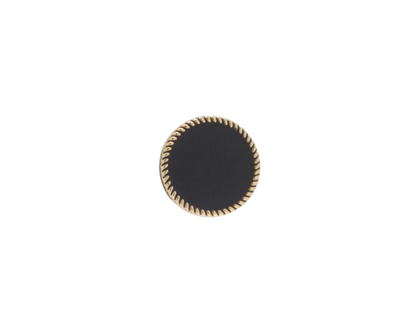 Radial Black Lapel Pin