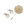 Fancy Satin Flower Stickpin & Cufflink Set