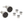 Black Polka Dot Cufflink and Dress Stud Set