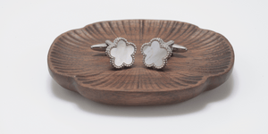 Pentamerous Flower Mother Of Pearl Cufflinks