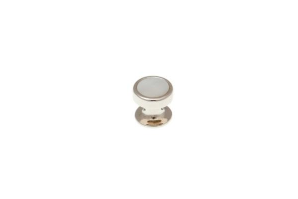 Single Round Mother of Pearl Dress Stud