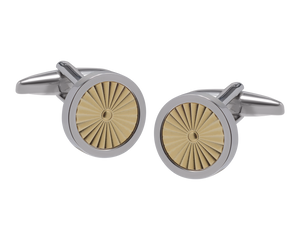 Sunburst Gold Cufflinks