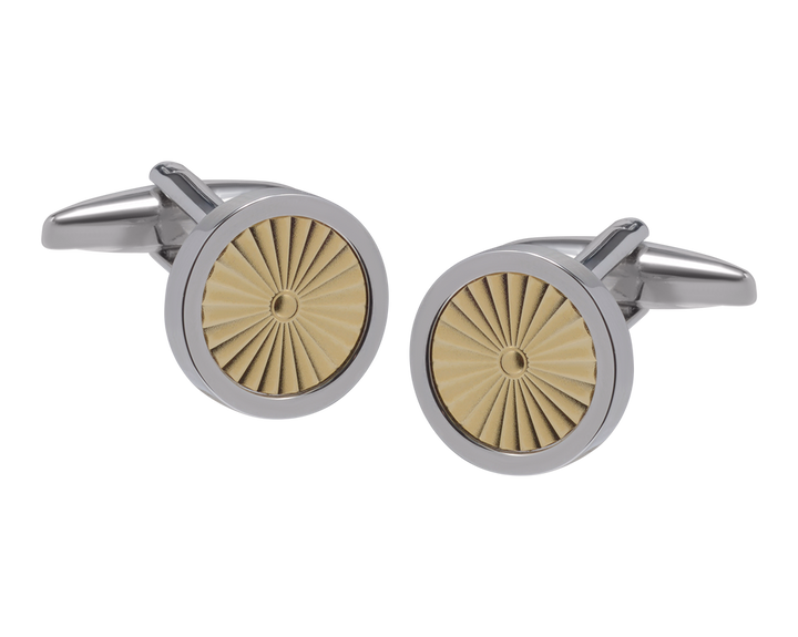 Sunburst Gold Cufflinks